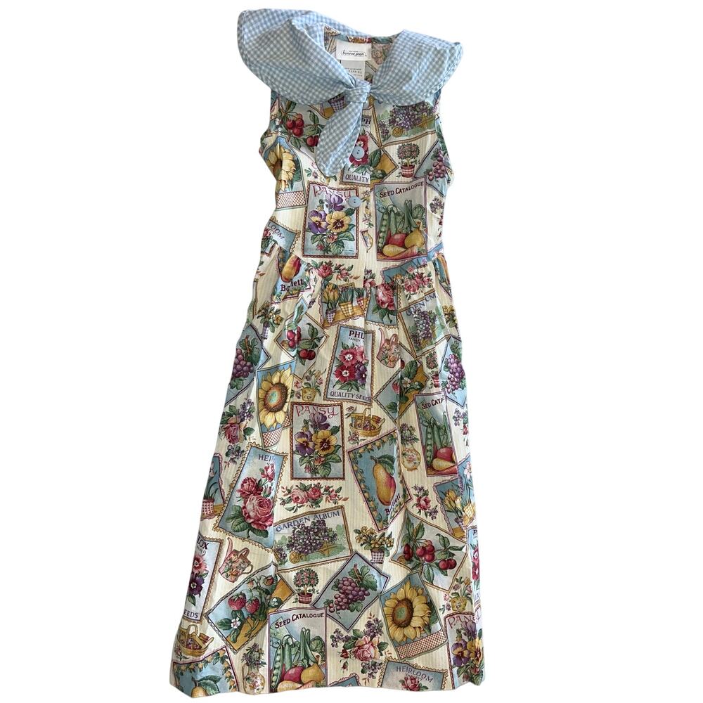 Vintage Bonnie Jean Spring Easter Girls Dress